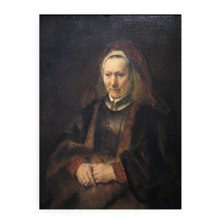 Portrait of a seated old woman
 Painting