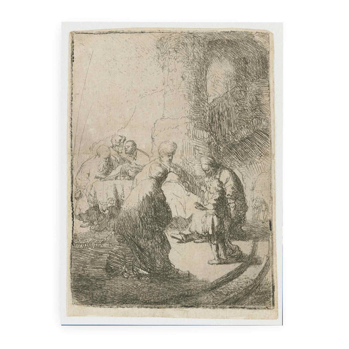 Christ Disputing With The Doctors Small Plate
 Painting