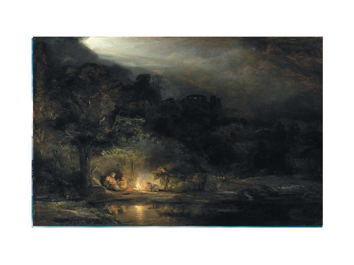 Rest on the Flight into Egypt
 Painting