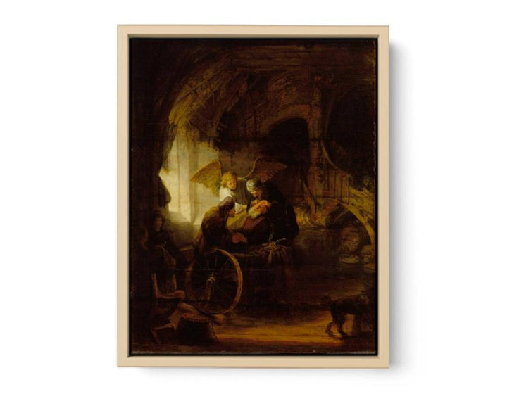 Tobit is Healed by His Son
 Painting