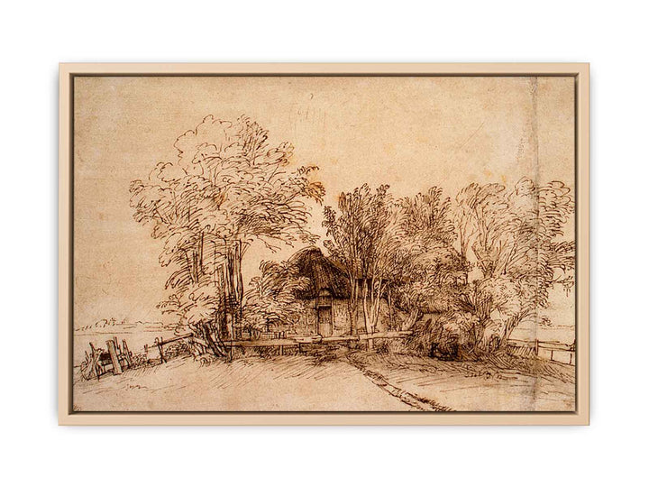 Cottage Among Trees 1650-51
 Painting