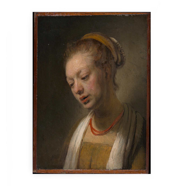 Young Woman with a Red Necklace
 Painting