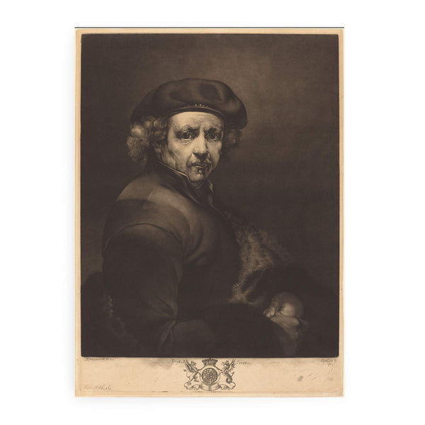 Rembrandt [Self Portrait], by Richard Earlom
 Painting