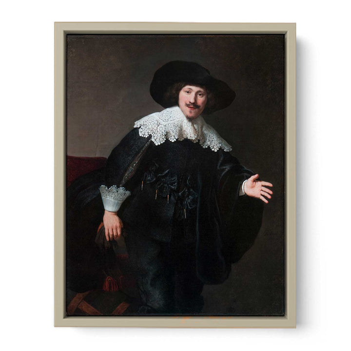Portrait of a Man Rising from His Chair
 Painting