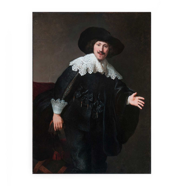 Portrait of a Man Rising from His Chair
 Painting