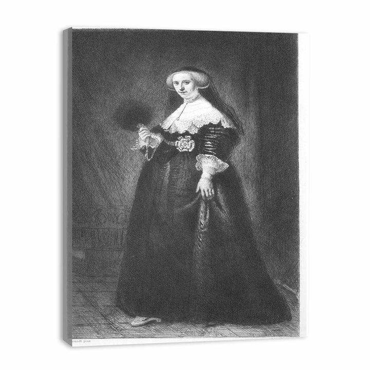 Portrait of Oopjen Coppit, Wife of Marten Soolmans
 Painting