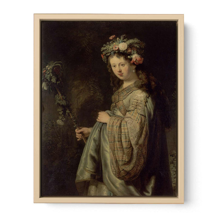 Saskia as Flora 1634
 Painting