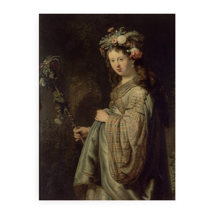 Saskia as Flora 1634
 Painting
