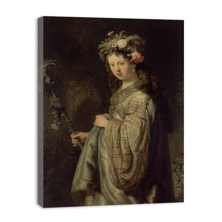 Saskia as Flora 1634
 Painting
