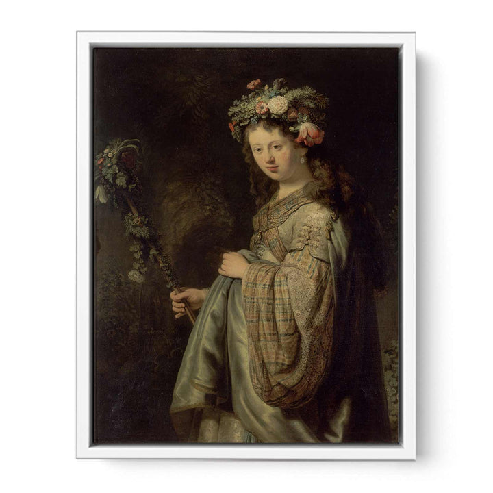 Saskia as Flora 1634
 Painting