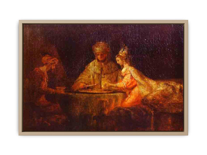 Assuerus, Haman and Esther
 Painting