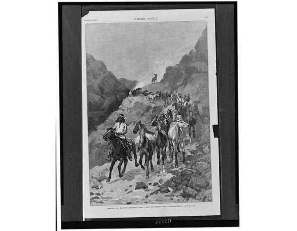 Geronimo and His Band Returning from a Raid into Mexico 
