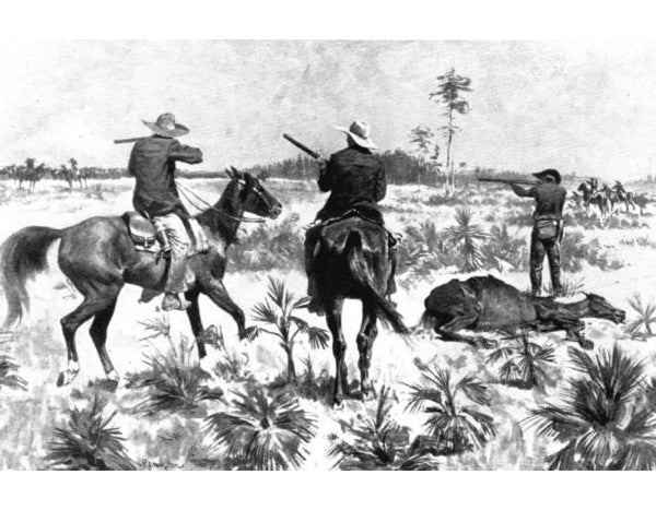 Fighting over a stolen herd 