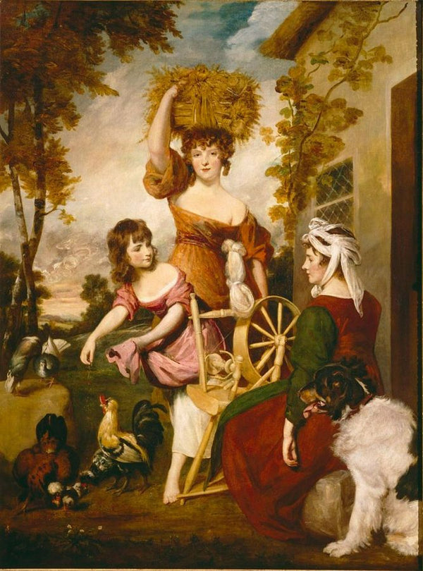 Mrs. and Miss Macklin, with Miss Potts 