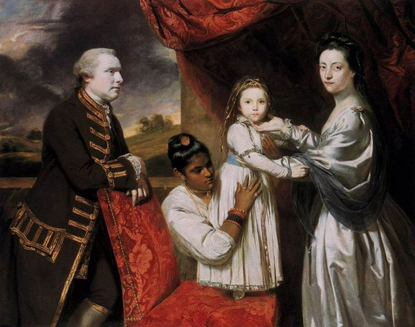 George Clive and his Family with an Indian Maid 1765 