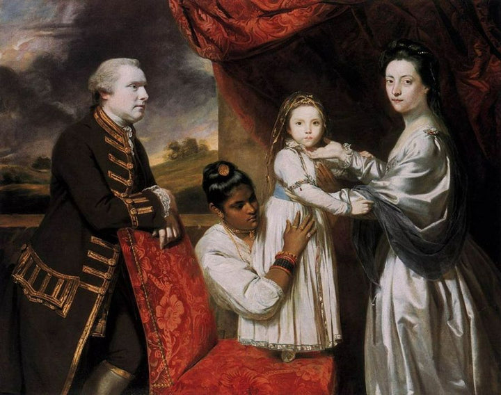 George Clive and his Family with an Indian Maid 1765 
