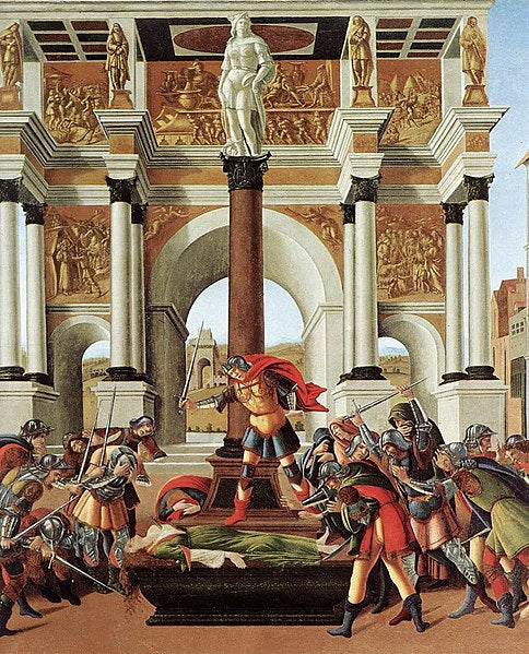 The Story of Lucretia (detail 2) 1496-1504 