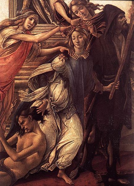 Calumny (detail 2) 1495 