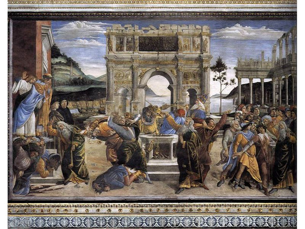 The Punishment of Korah and the Stoning of Moses and Aaron 1481-82 