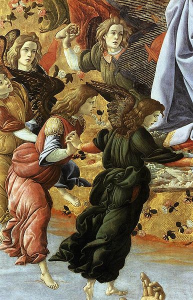Coronation of the Virgin (detail 2) 1490-92 