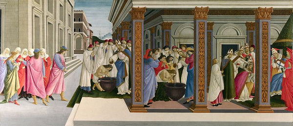 Baptism of St Zenobius and His Appointment as Bishop 1500-05 
