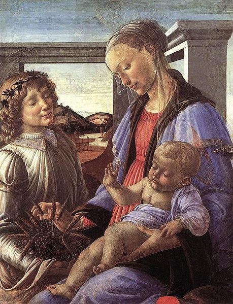 Madonna and Child with an Angel c. 1470 