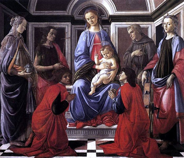 Madonna of the Rosegarden (Madonna del Roseto) 1469-70 