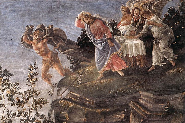 Three Temptations of Christ (detail 6) 1481-82 