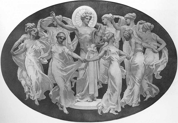 Apollo And The Muses Painting by John Singer Sargent