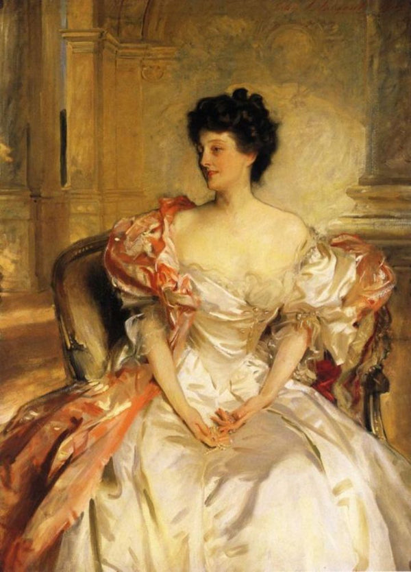 Cora, Countess of Strafford (Cora Smith) Painting by John Singer Sargent