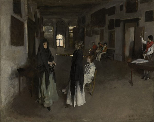 A Venetian Interior Painting by John Singer Sargent