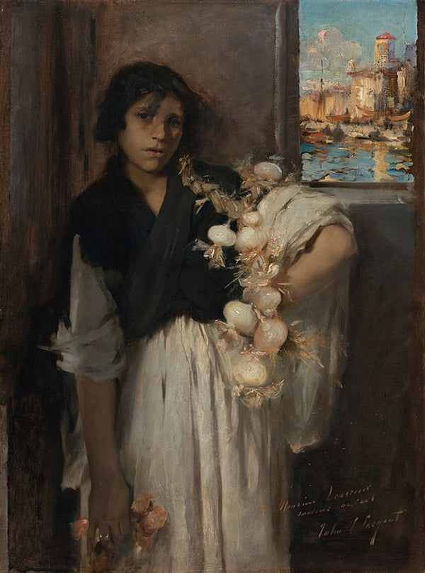 Venetian Onion Seller Painting Venetian Onion Seller Paintingby John Singer Sargent