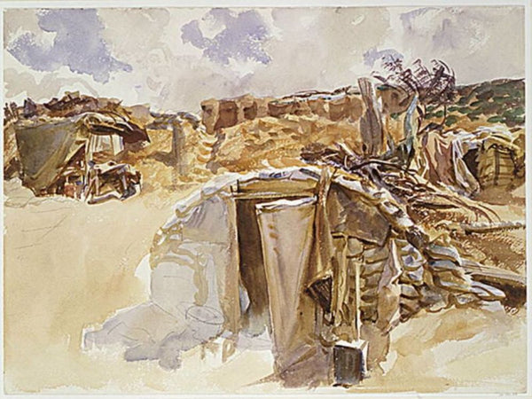 Dugout Painting by John Singer Sargent