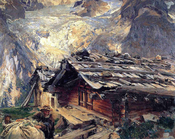 Brenva Glacier Painting by John Singer Sargent
