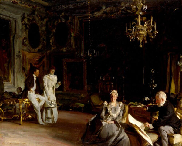 An Interior in Venice Painting by John Singer Sargent