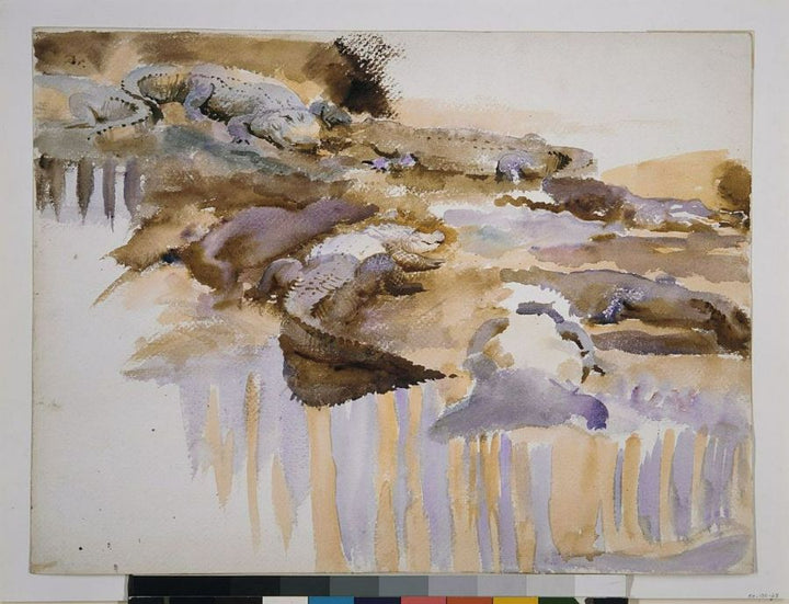 Alligators 1917 Painting by John Singer Sargent