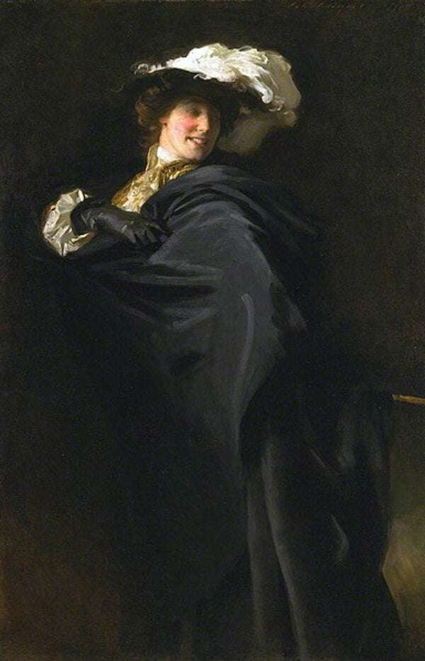 A Vele Gonfie Painting by John Singer Sargent