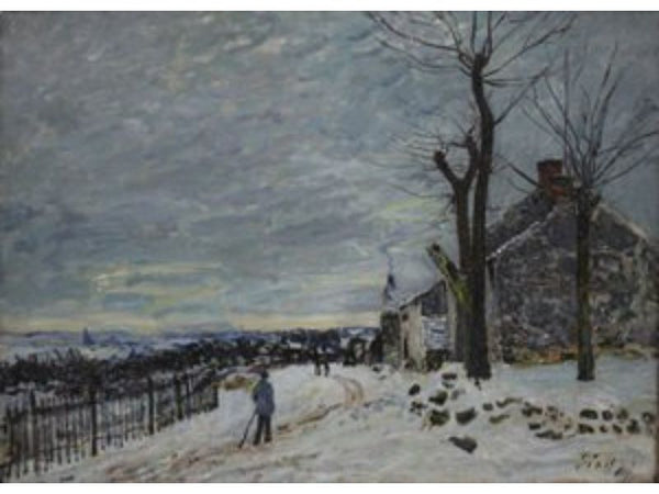 Snowy Weather At Veneux Nadon
