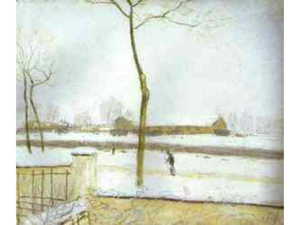 Snow Scene Moret Station
