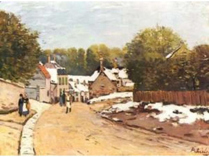 Early Snow at Louveciennes 1870-71