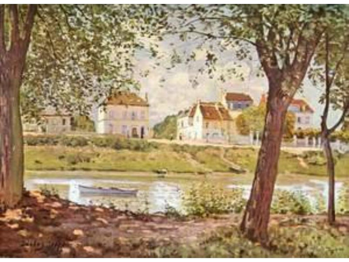 Village On The Banks Of The Seine Villeneuve La Garenne