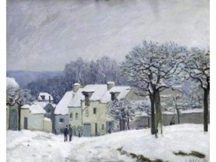 The Place du Chenil at Marly-le-Roi, Snow, 1876