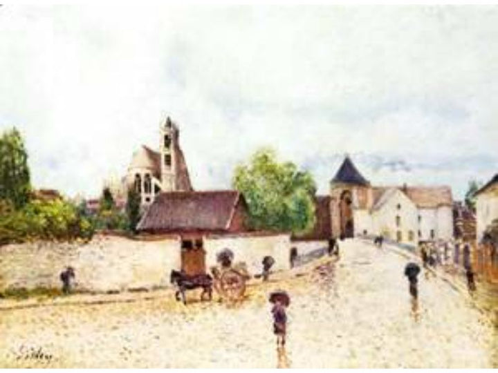 Moret-sur-Loing, Rain