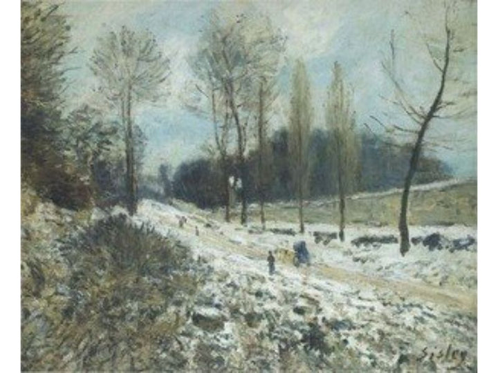 Route to Marly Le Roi in Snow