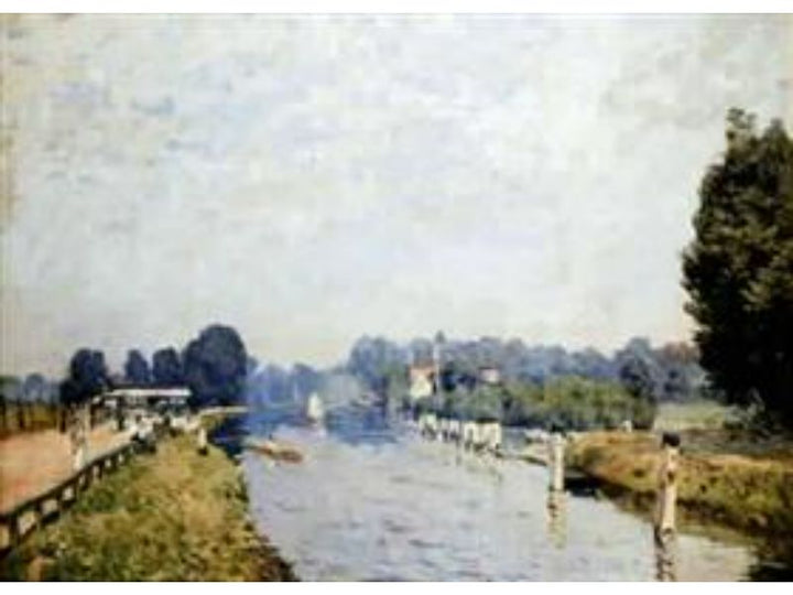 Banks of rivers (the Thames Hampton Court, first week of October)