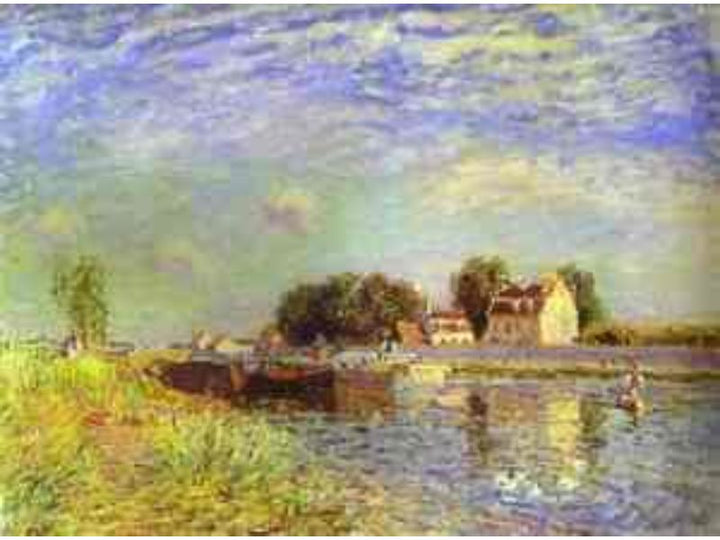 The Canal Du Loing At St Mammes