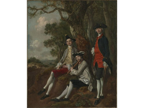 Peter Darnell Muilman. Charles Crokatt and William Keable in a Landscape 