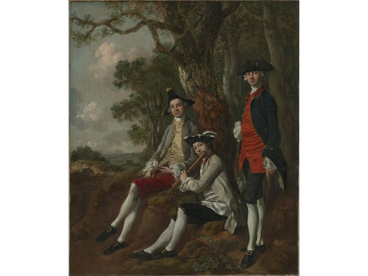 Peter Darnell Muilman. Charles Crokatt and William Keable in a Landscape 