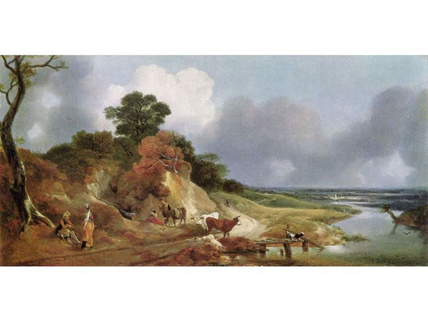 Landscape with the village Cornard 