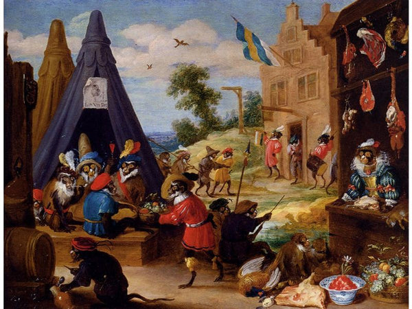 A Monkey Encampment 